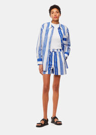 Painted Stripe Oversized Shirt